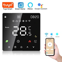 Smart Thermostat K6H Tuya WiFi Electric Floor Heating Water Gas Boiler Temperature Voice Remote Controller for Google Alexa Home