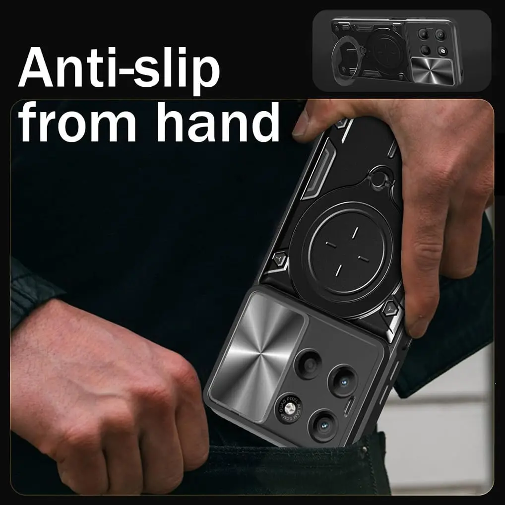 Heavy Duty Schutzhülle Für Motorola Moto G56 G86 Fall Mit Ring Ständer Halter Objektiv Schutz Fundas Coque Capa