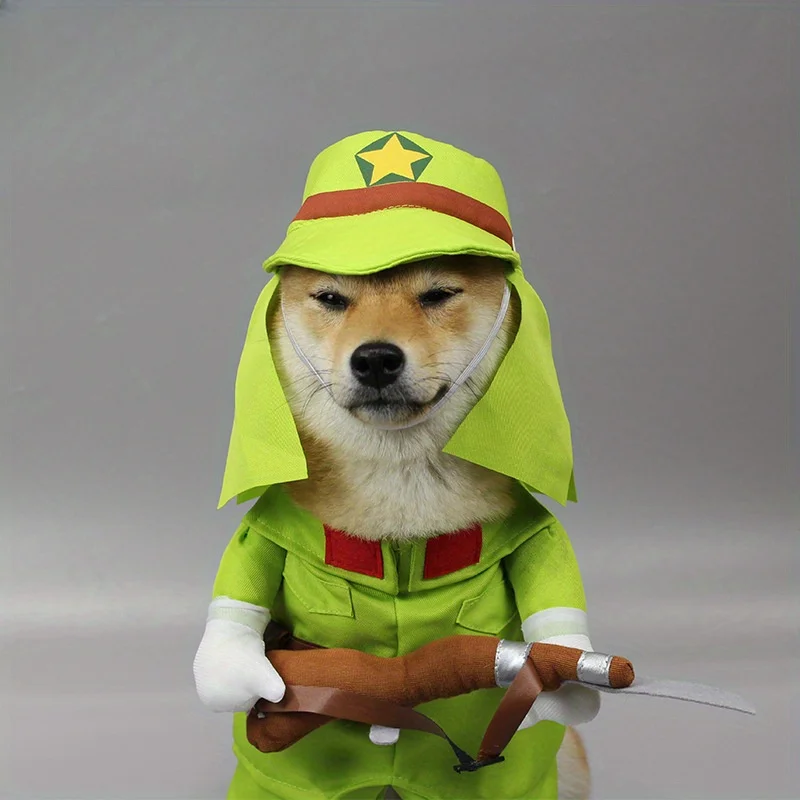 Unleash The Playful Side of Your Dog with Small Funny Shiba Inu Dog Costume Set for Halloween Parties