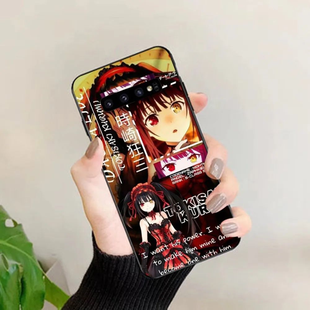 Date A Live Kurumi Tokisaki Anime Phone Case For Samsung S 9 10 20 21 22 23 30 23plus lite Ultra FE S10lite Fundas