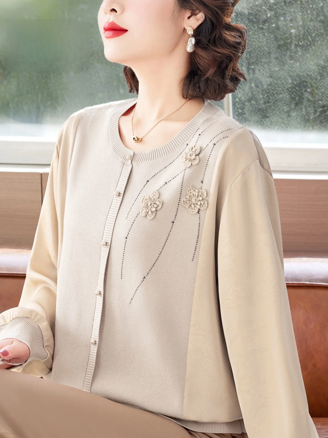 Stijlvol gebreid open vest voo - Women Fashion Over 60 recensie en prijs