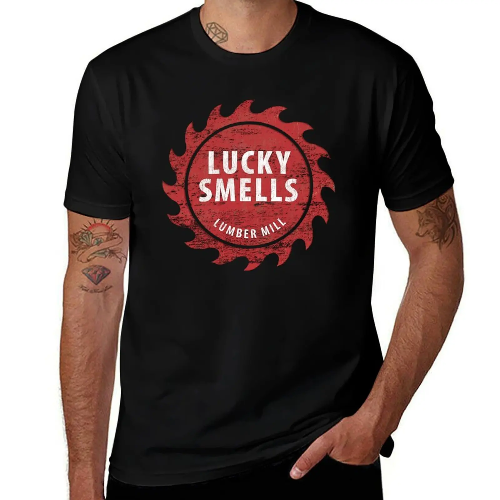 Lemony Snicket's Series of Unfortunate Events Genuine Lucky Smells Lumber Mill T-Shirt Summer Print Short Sleeve Tee T-Shirt