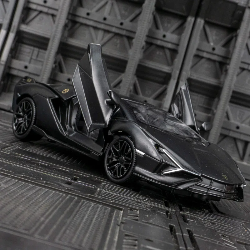 

1:32 Lamborghini sian модель автомобиля из сплава, коллекция украшений, дверей и багажника можно открыть для детских игрушек