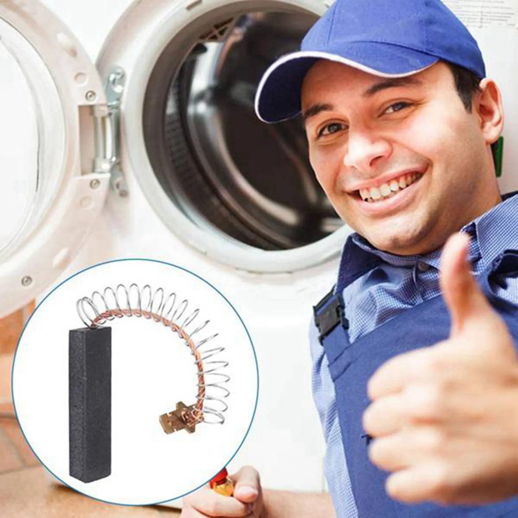 A68M-غسالة فرش كربون 154740 فرش كربون محرك فرش كربون لغسالة سيمنز 16 قطعة