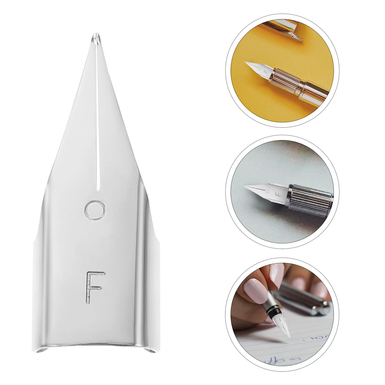 

20 шт. сменных наконечников для перьевых ручек, металлические наконечники премиум-класса, аксессуары для каллиграфических ручек, канцелярские принадлежности