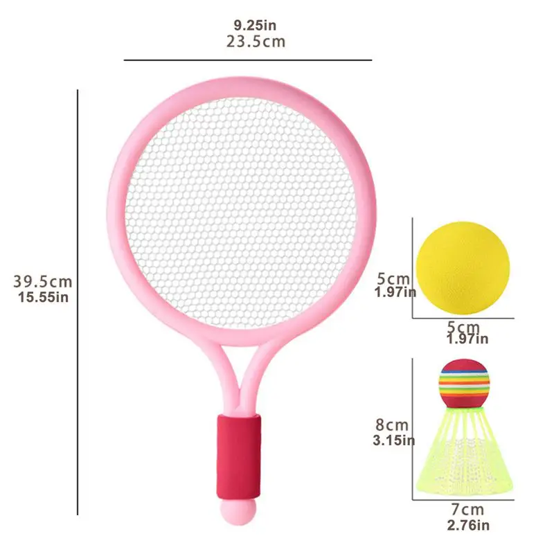 Children's Badminton Tennis Racket Beginner Training Outdoor Beach Tennis Kindergarten Baby Parent Child Interactive Toys