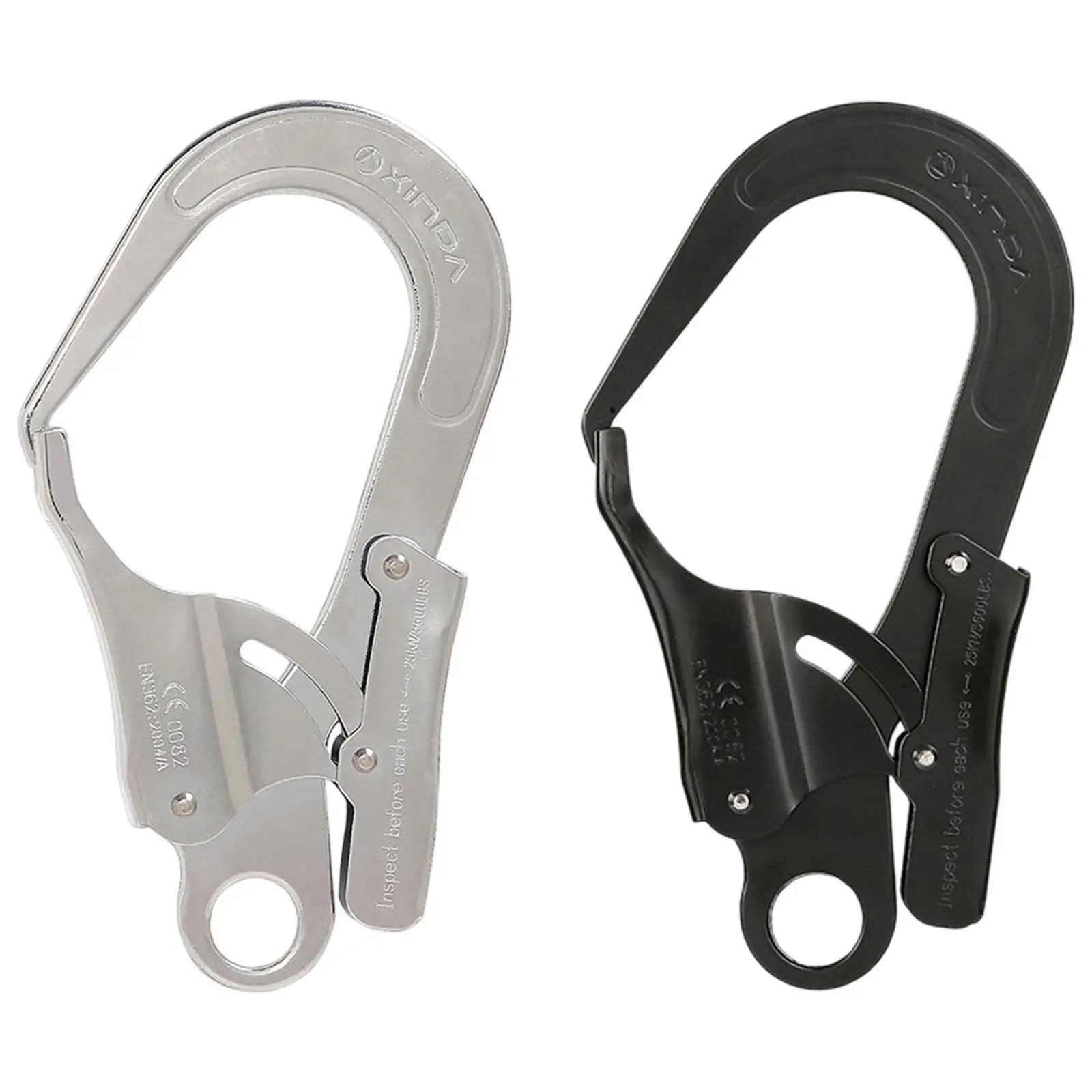 Auto Locking Carabiner Metal Locking Snap Hook for Camping Caving Rappelling