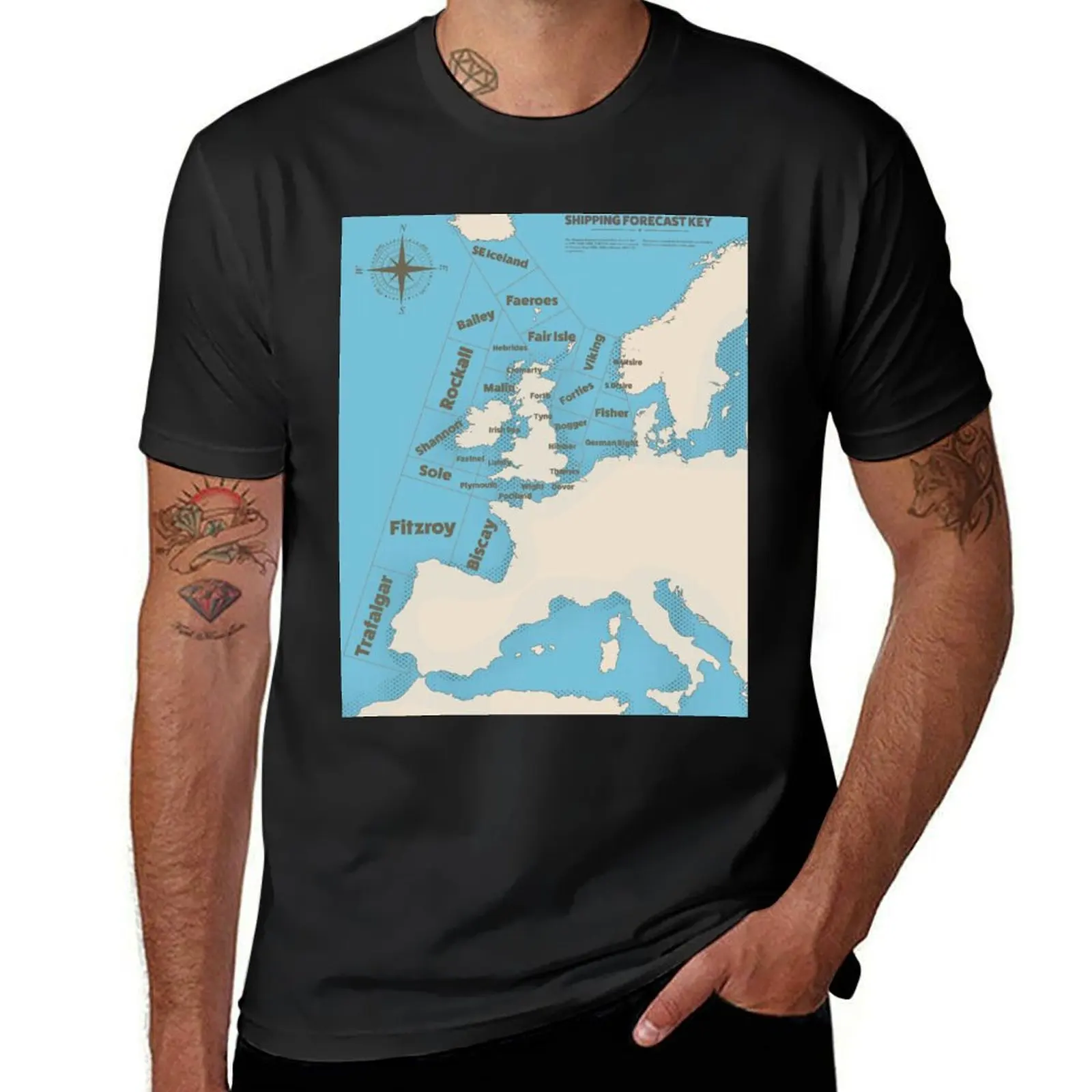 Shipping Forecast T-Shirt kawaii clothes sweat mens clothing