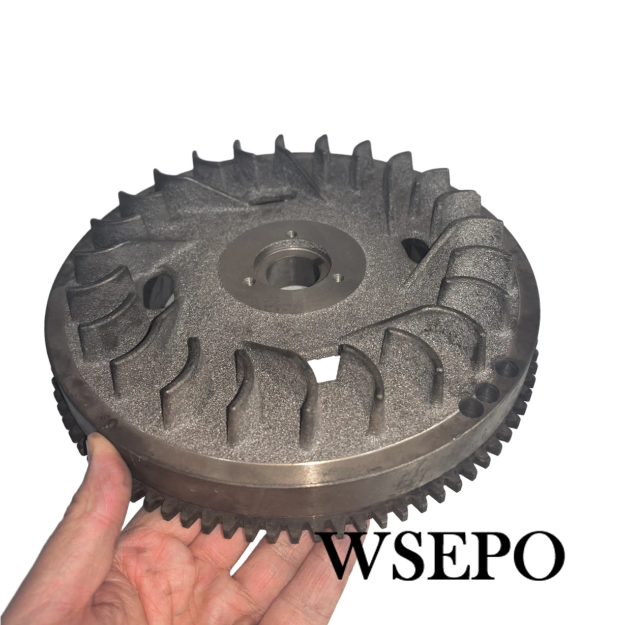 Top Quality! Electric Flywheel With Gear Ring and Inner Magnets For 173F 178F 5HP 6HP Air Cool 4 Stroke Diesel Engine