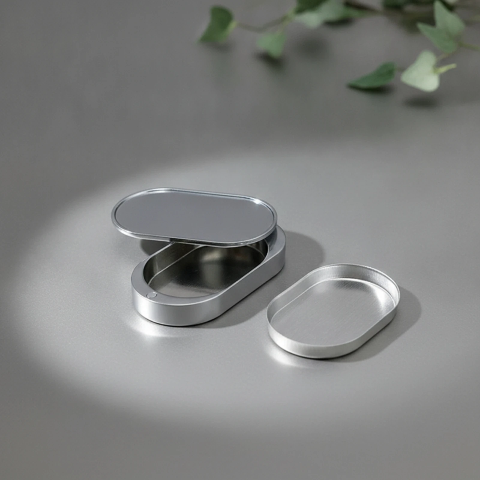 Sliding Salve Case Empty Metal Case with Tray Metal Slide Top Tin Container Refillable Slide-Top Tin Container Sturdy for DIYers