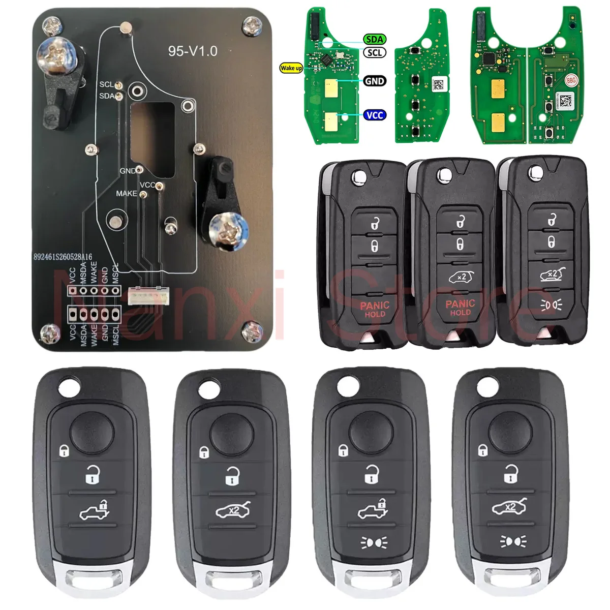Mckb095 Adapter, Suitable for Jeep/Fiat, Is a Solder-Free Tool Compatible with Nxp Killer Devices, Only Supports 4A Chips