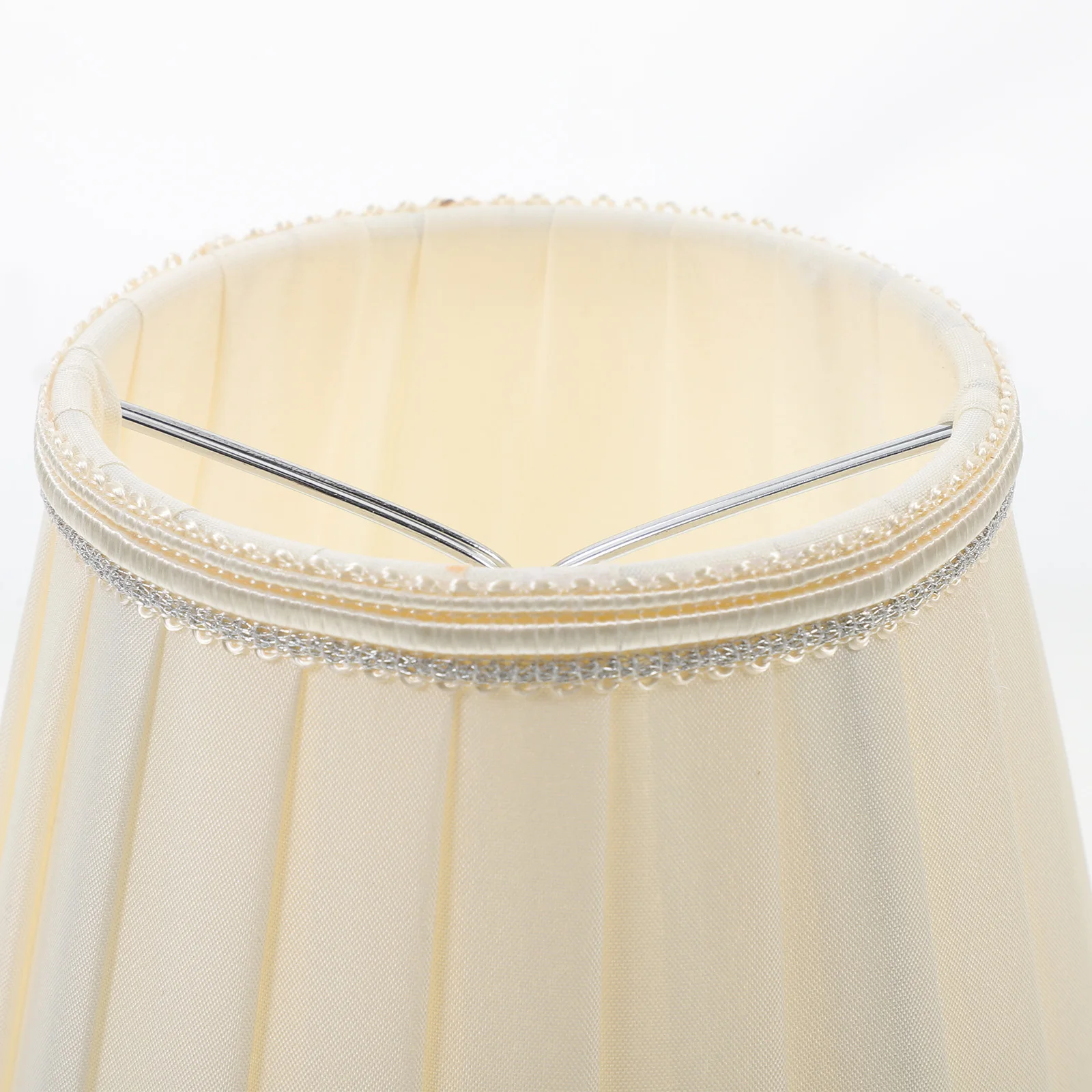 

Pleated Lamp Shade Fabric Iron Vintage Style Soften Light For Table Floor Desk Bedside Lamp Decorative Home Lighting Cover