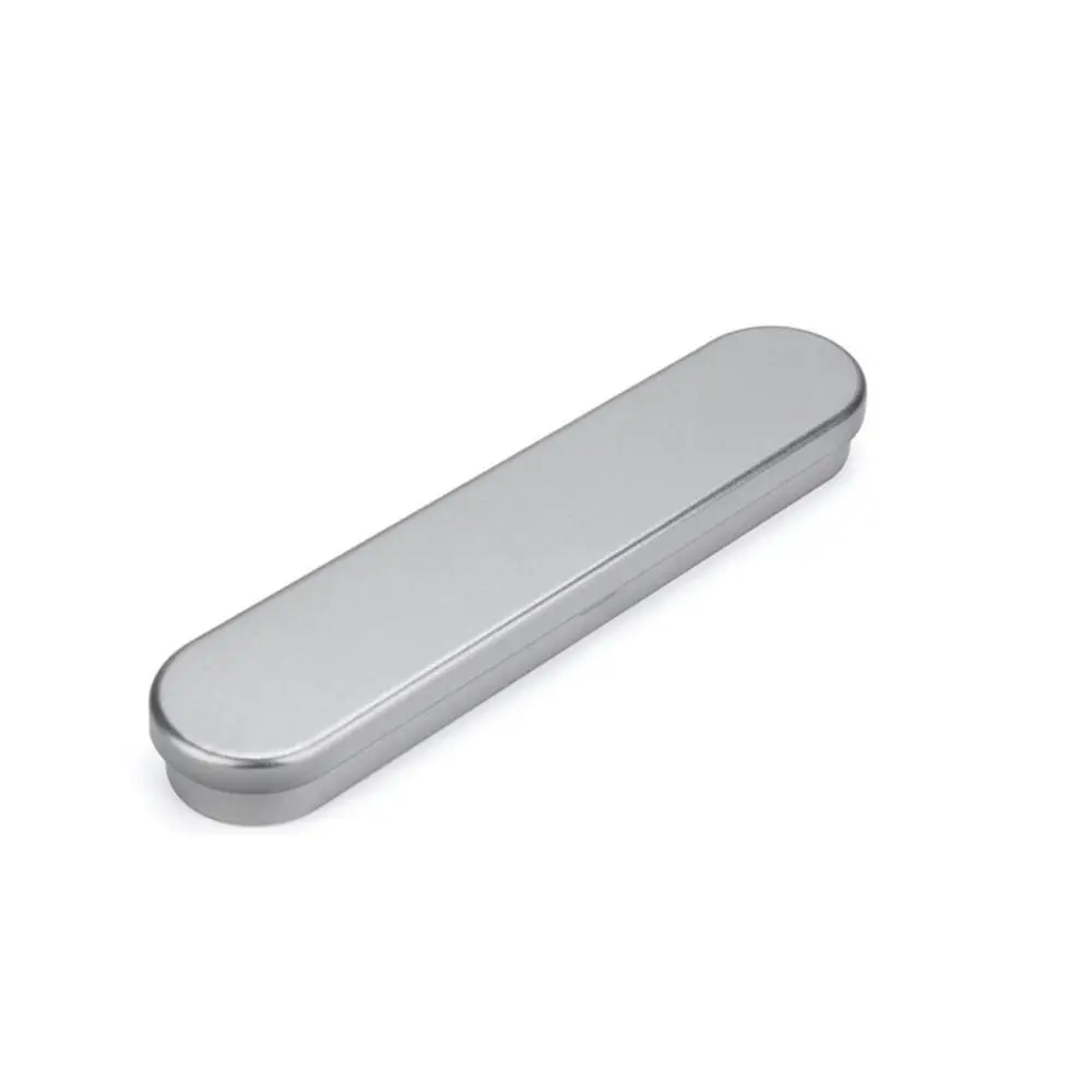 Cute Metal Rectangular Tinplate Box Stationery Gift Pen Box Flip-top Metal Box School