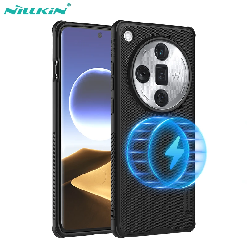

Magsafe Case For OPPO Find X7 Ultra Nillkin Super Frosted Shield Pro Magnetic Case Shockproof Cover For OPPO Find X7 Ultra Case