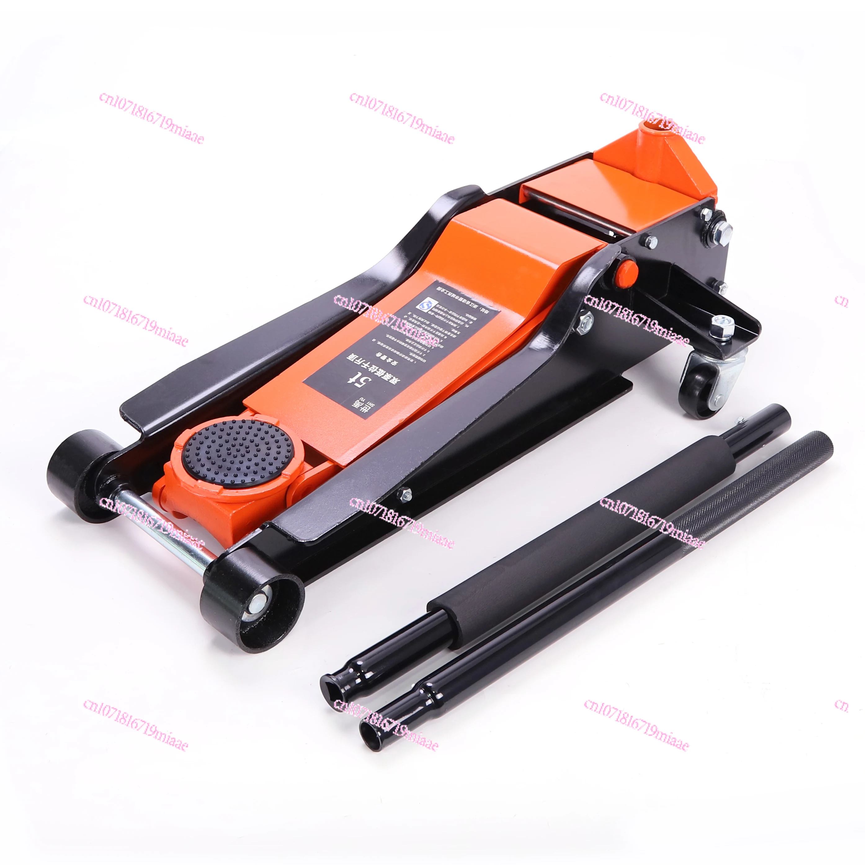 Car Horizontal Hydraulic 5 Tons Oil Jack Tire Replacement Small Goods 4T Auto Repair 3T Off-Road SUV Car Hand-Cranking