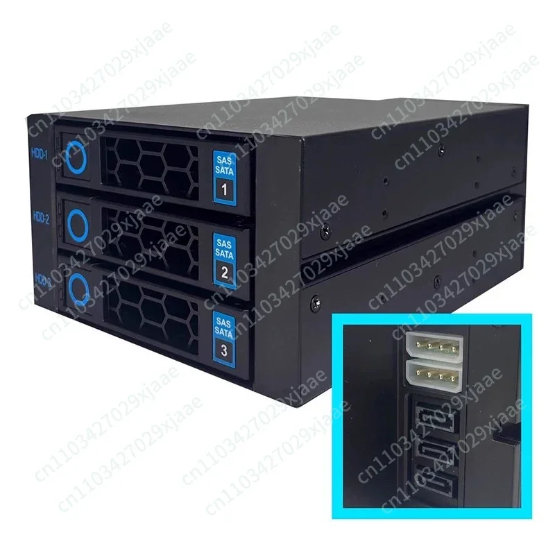 Chassis 3 Optical Drive Position Conversion Hot Swap Hard Disk Cage with Backplane Storage Expansion
