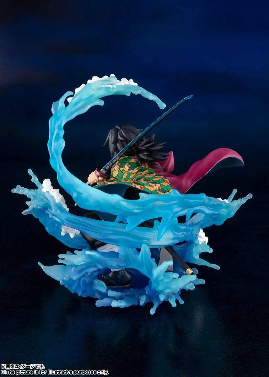 17 CM Demon Slayer Anime Figuur Tomioka Giyuu Action Figure Water Pijler Model Collectie Speelgoed