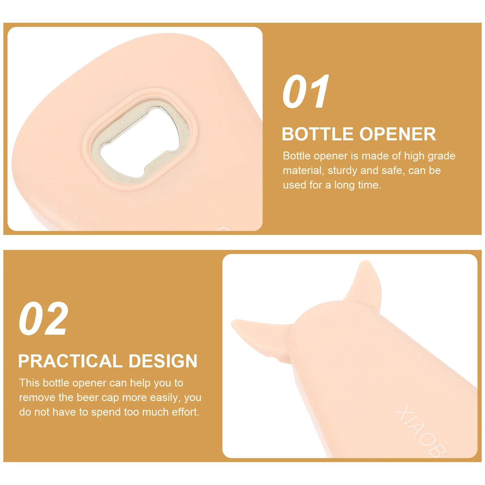 Multifunctional Bottle Opener Metal Openers Multi-purpose Cans Cartoon