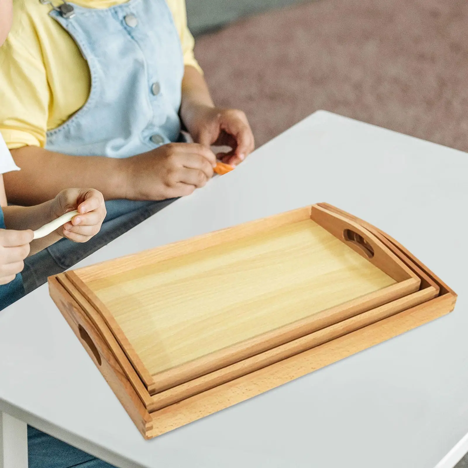 

3Pcs Montessori Wooden Sorting Tray,Early Learning Sources,Developmental