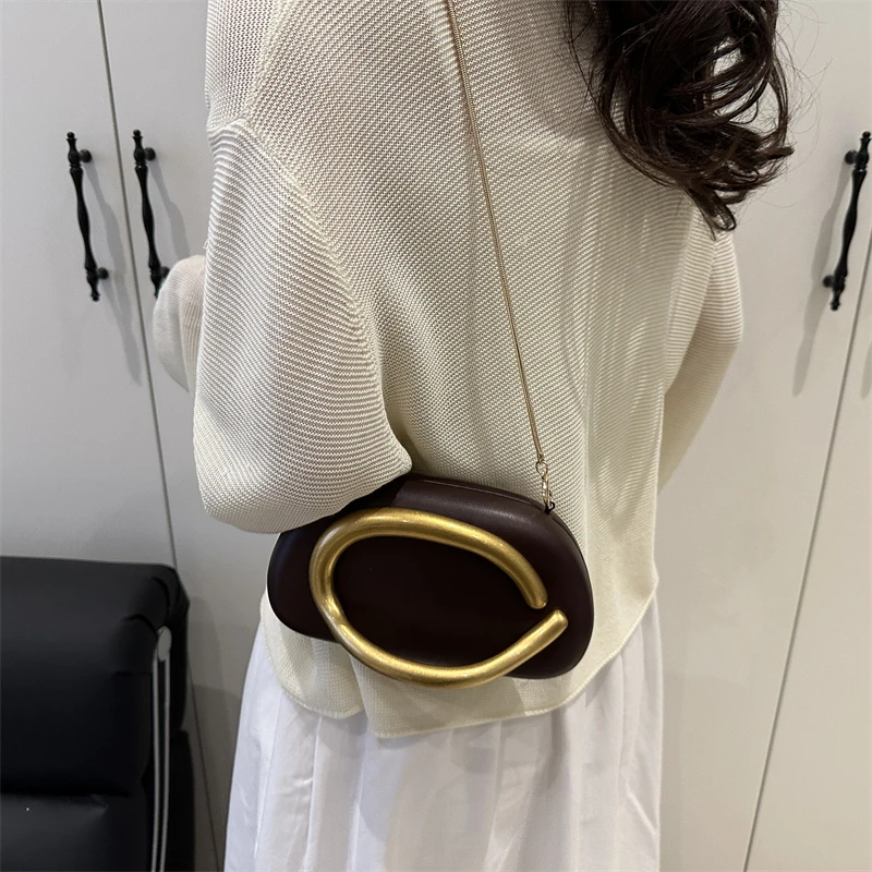 

Classic Leather Ladies Shoulder Bag From Luxury Brand Famous Designer Elegant Popular Women Handbag Versatile