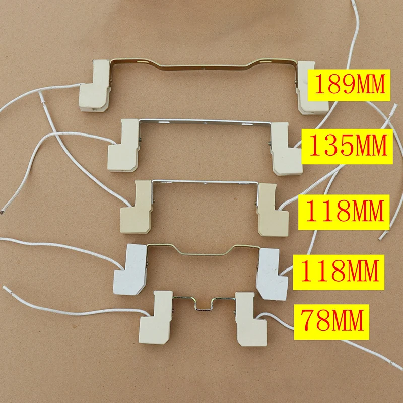 78/118/189mm R7S Flood Halogen Light Bulb Ceramic Lamp Base Holder Adapter Socket R7S Lampholders Stage Lights Holder