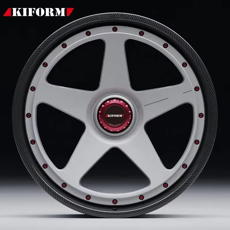 i 5 Spoke Carbon Fiber 18 19 20 21 22inch Alloy Forged Wheels