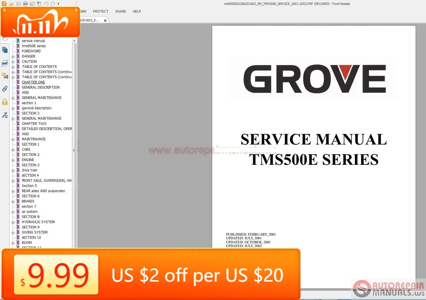 

TruckEPC Grove Crane TMS SERIES ПОЛНЫЙ СЕРВИС РУЧНОЙ РУЧНОЙ