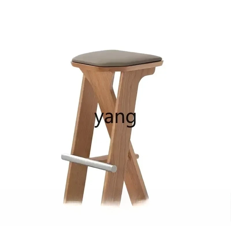 CX solid wood high stool bar stool simple modern medieval original design