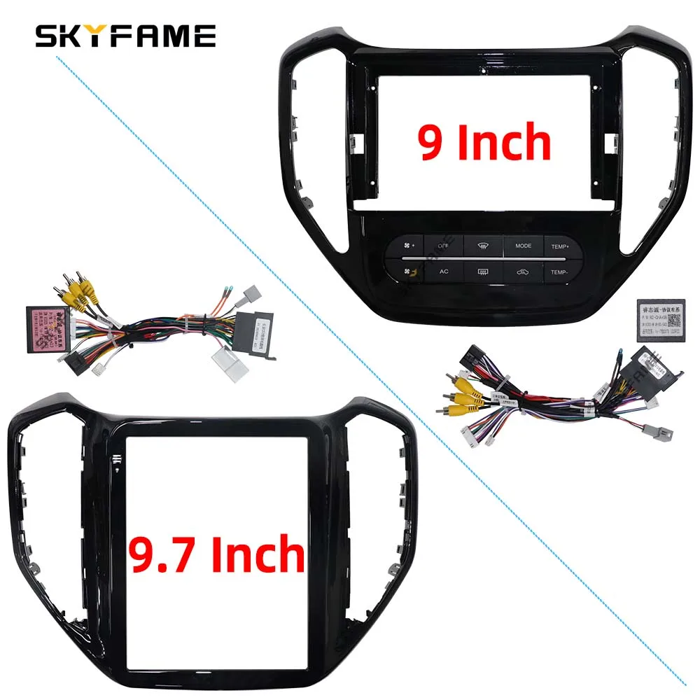 SKYFAME Car Frame Fascia Adapter Canbus Box Decode Android Radio Dash Fitting Panel Kitr For Changan Auchan CX70