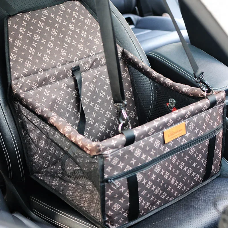 Accessoires de voyage Double épaisseur, sacs suspendus en maille, fournitures pliantes pour animaux de compagnie, tapis imperméable pour chien, couverture de sécurité, sac de siège de voiture pour animaux de compagnie