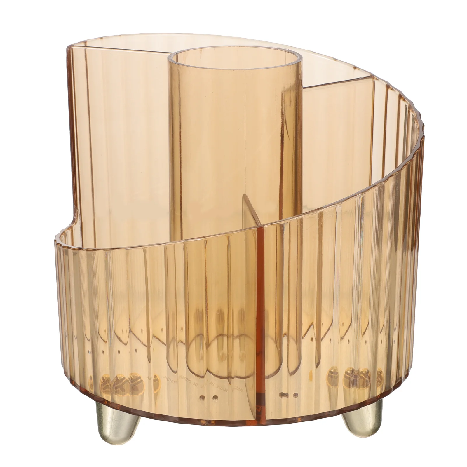 

Desk Organizer Rotating Pen Holder Large Capacity Multi-Functional Makeup Brush Storage 360 Degree Rotation Pencil Dispenser