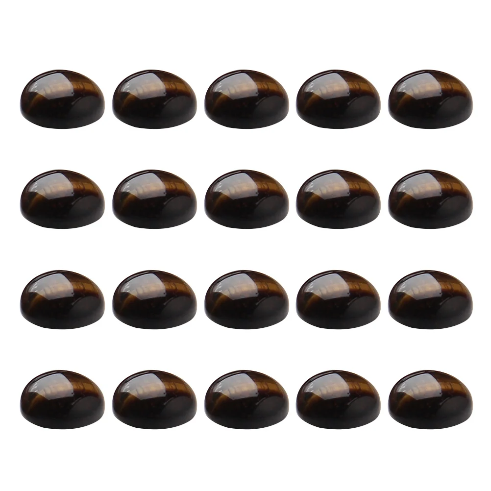 

20Pcs Stone Semicircle Flat Bottom 14mm Pendants DIY Jewelry Making Charms Accessories DIY Pendant Charms