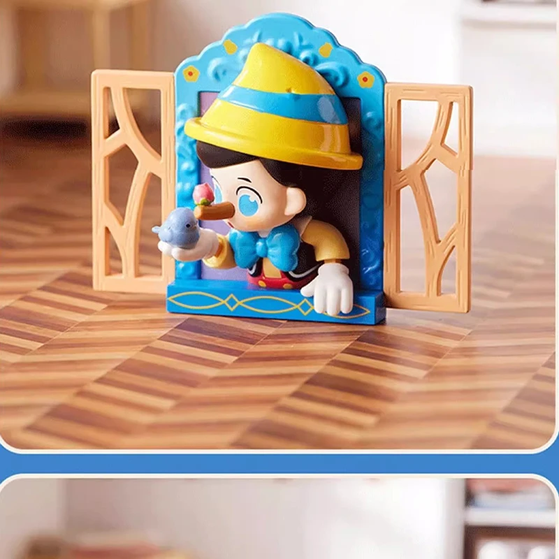 MINISO ديزني ختم نافذة قصة سلسلة صندوق أعمى لطيف ميلين بينوكيو تمثال العصرية لعبة هدية مثالية للطفل هدية الكريسماس #2