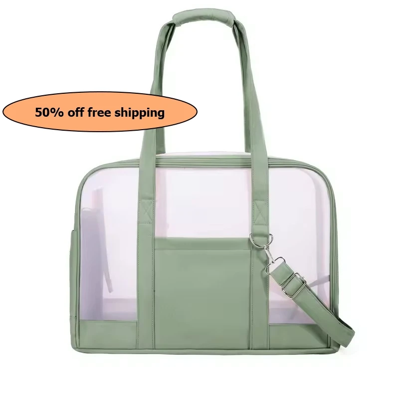 

Large Capacity Pet Bags Going Out Portable Travel Breathable Dog Bag Going Out Soft Comfortable Shoulder Portable Free shipping