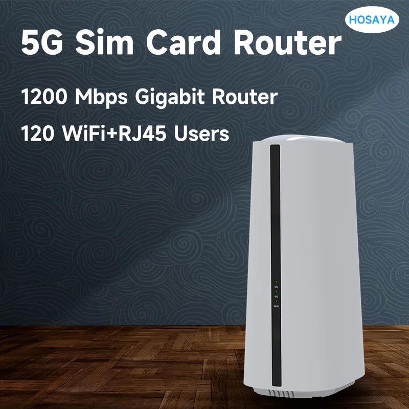 5G Router 120 network users SIM card slot CPE WiFi router compatible 4G router wireless modem WiFi Hotspot