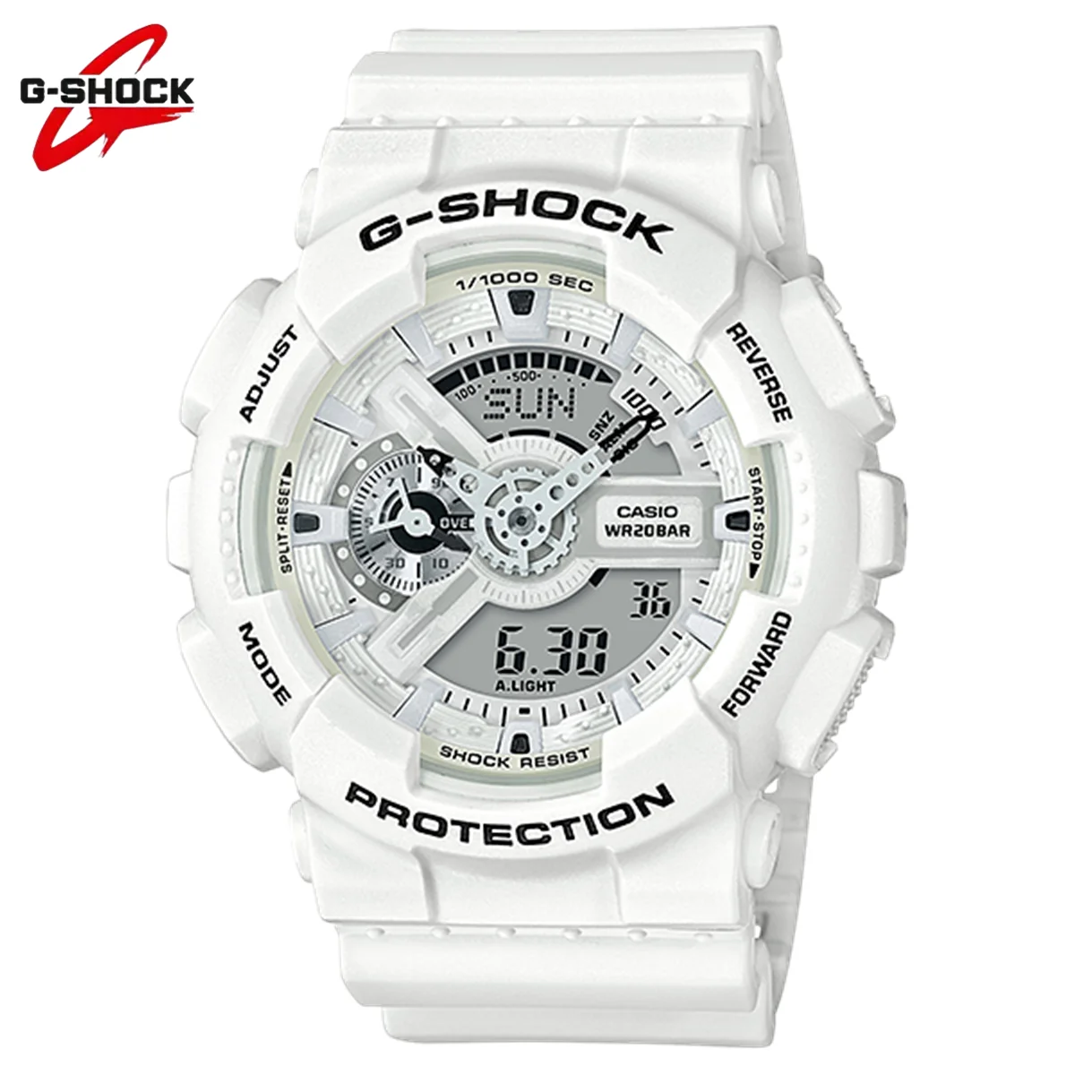 GA-110 G-SHOCK Men's and Women's Watch Series Mechanical Limited Edition Multi functional Outdoor Watch Black Waterproof Watch