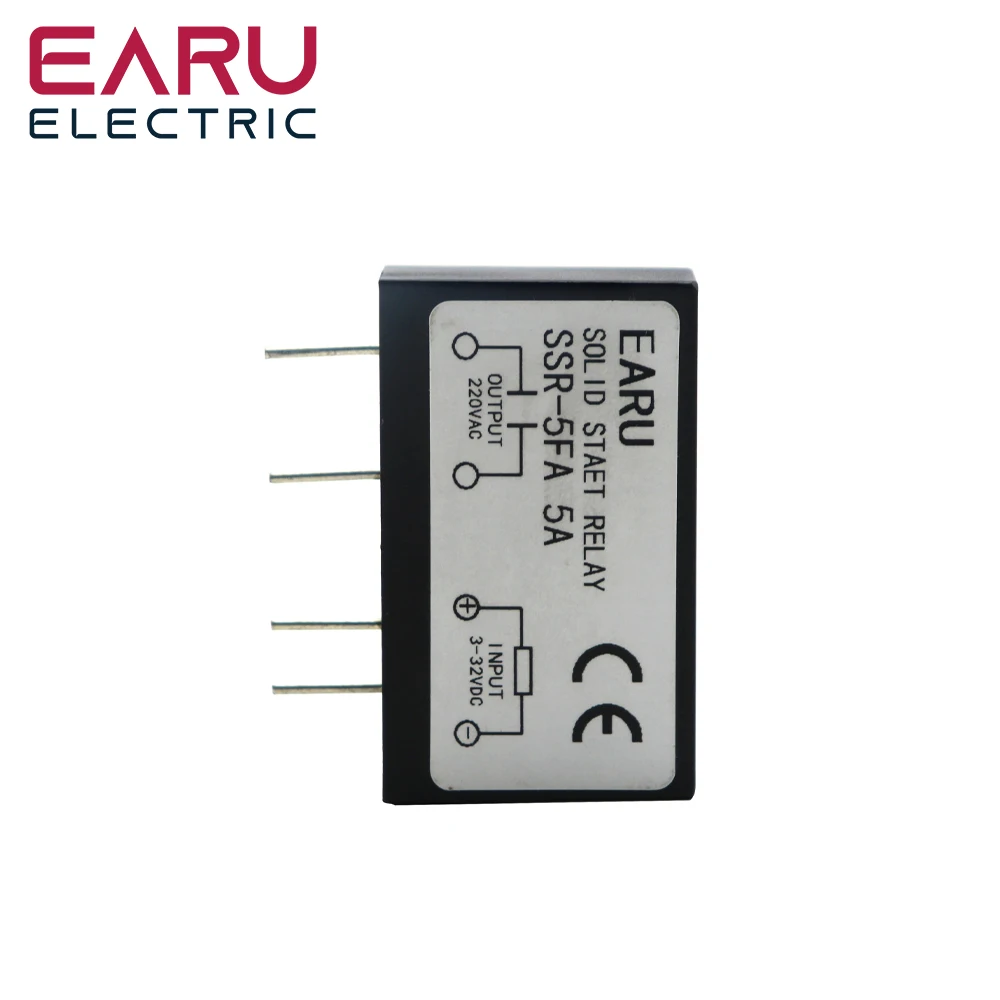 1Pcs PCB SSR-3FA  SSR-5FA  SSR-8FA SSR-D3803HK D3805HK D3808HK  Dedicated With Pins 3A 5A 8A DC-AC Solid State Relay