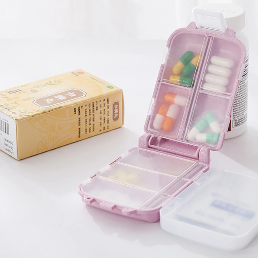 8 Grids Pill Box Mini Medicine Tablet Container Drug Travel Divider Portable Tool Storage Container Case Vitamin Pills Box