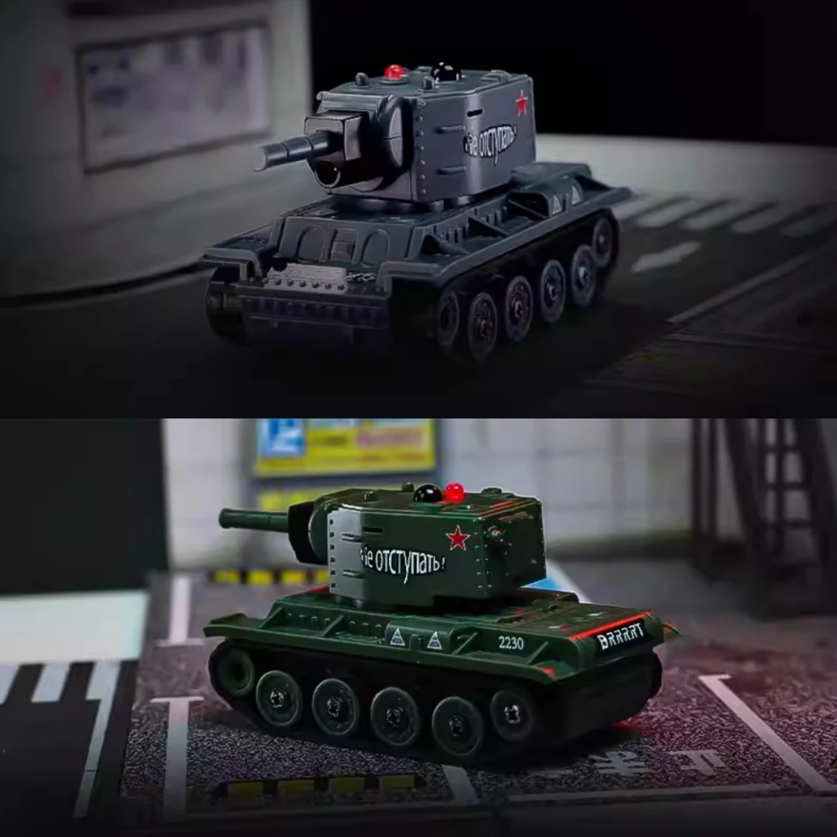 Remote Control Battle Tank Wen Nan Feng Mini Full Scale Infrared Battle Desktop Multiplayer PK Game Toy Parent Child Boys Gift