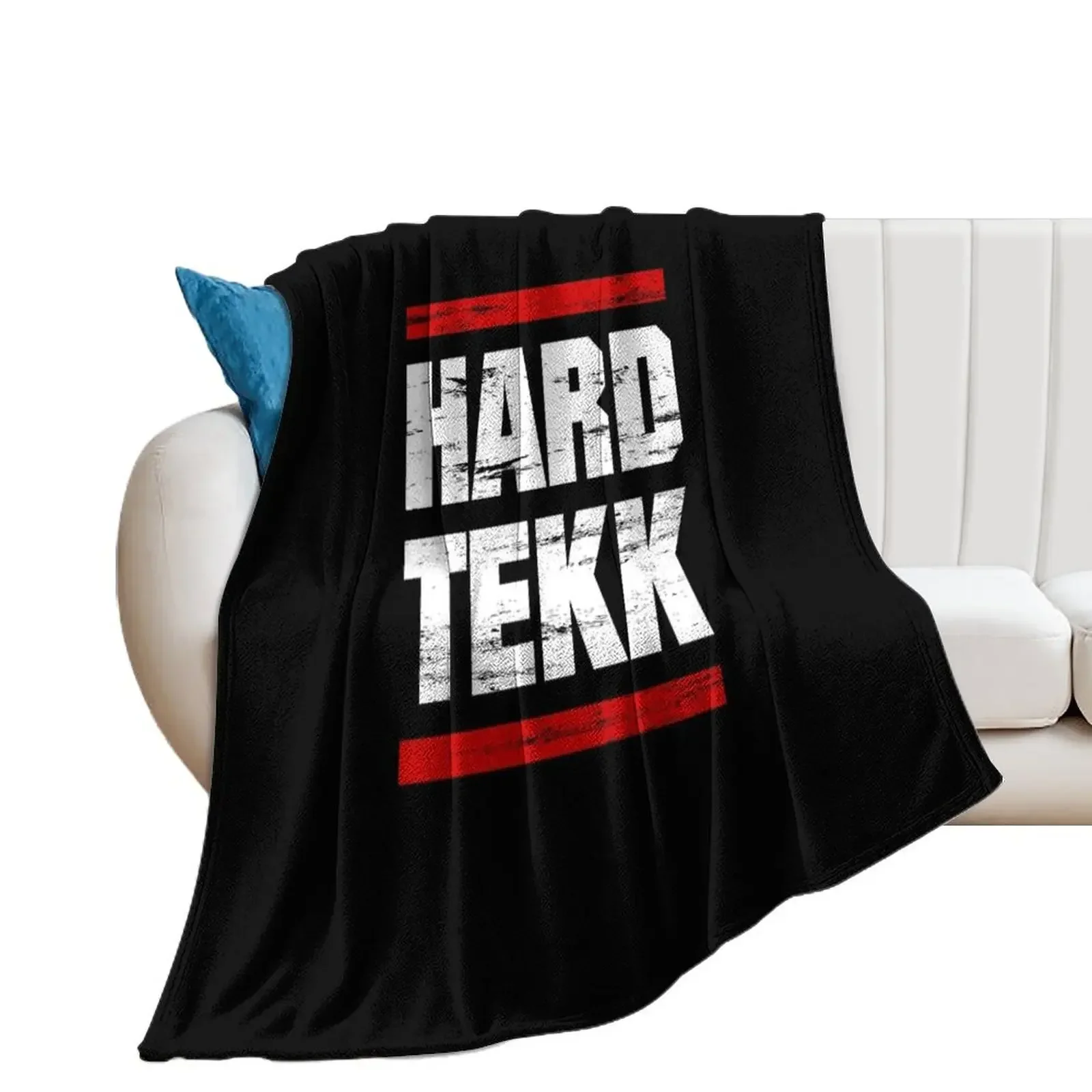 Hardtekk - Tekk - Rave - Techno Throw Blanket Hairys Weighted Decorative Sofas Travel Blankets