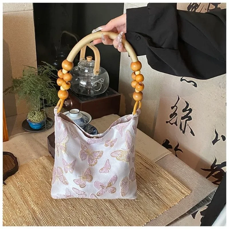 Neo-chinese Style Butterfly Embroidery Handbag Women's New Style New Wave Fashion Minority Underarm Bag National Customs