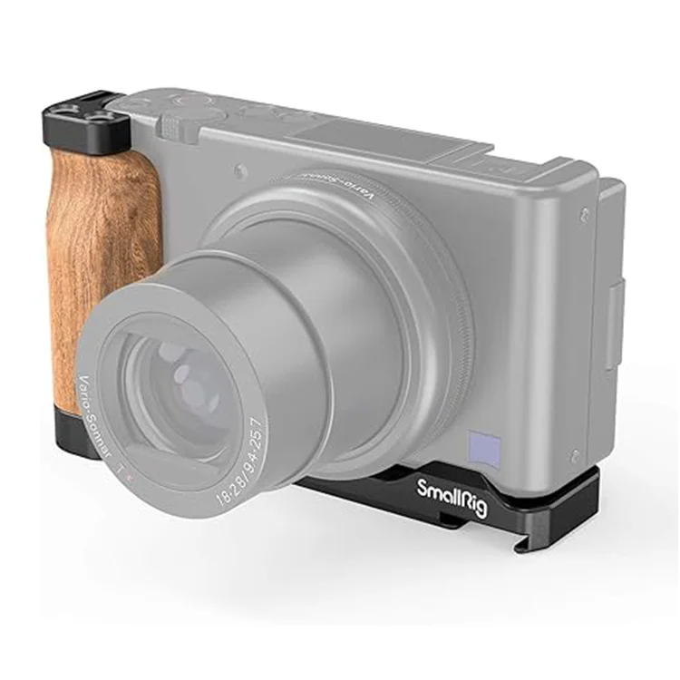

Кронштейн SMALLRIG L-образной формы с деревянной рукояткой и креплением Cold Shoe для цифровой камеры ZV1 - 2936