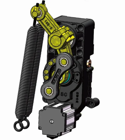 Heavy duty automatic boom barrier door motor for vehicle access