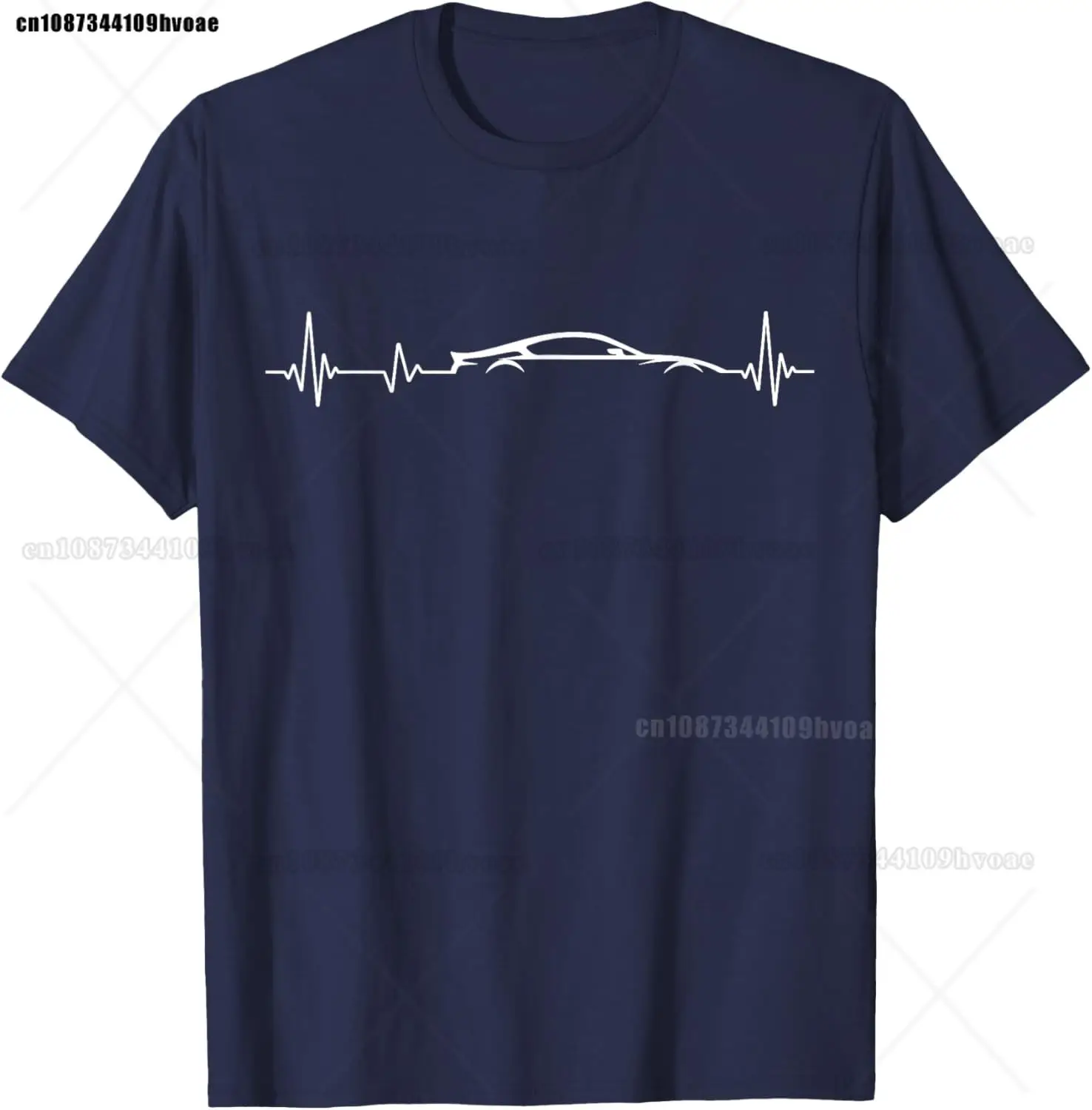 Car Guy Heartbeat Car Enthusiast Racing Car Driver Racer T-Shirt