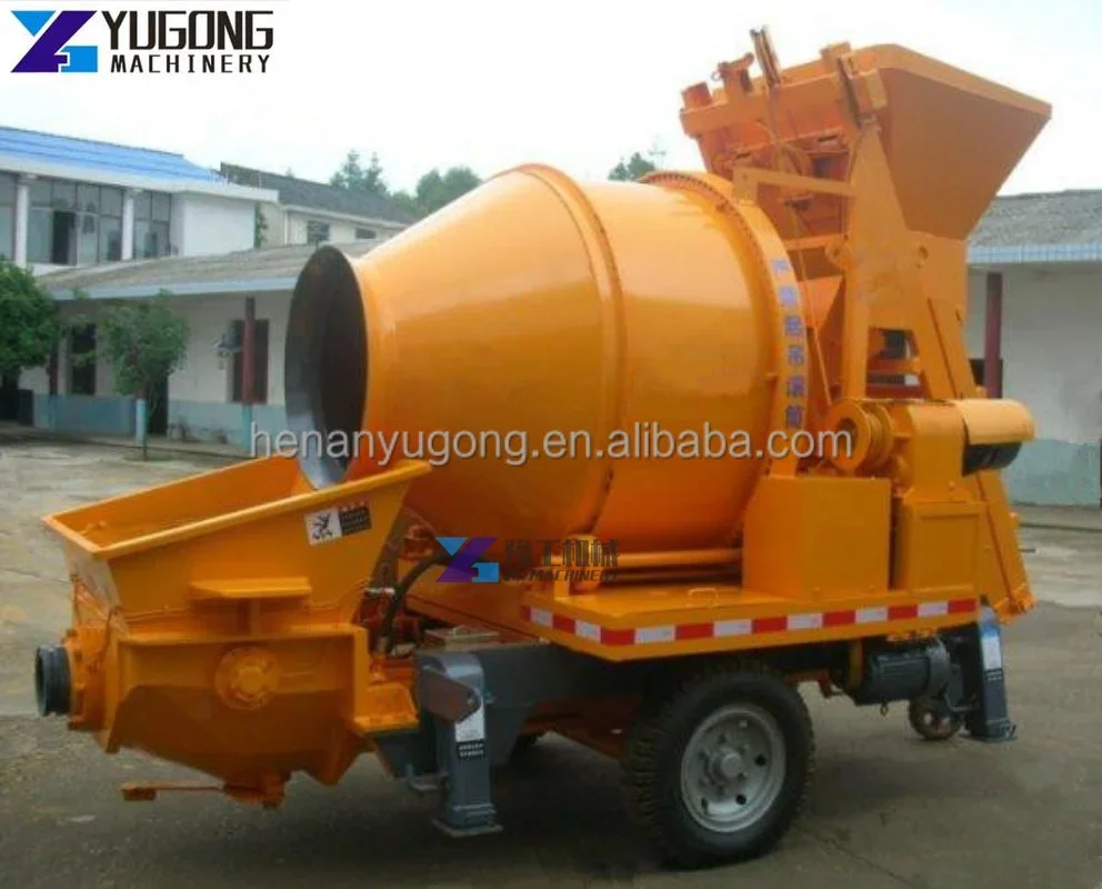 High Quality Concrete Mixer with Concrete Pump Trucks Hydraulic Pump with Trailer Self Loading Concrete Pumping Machine