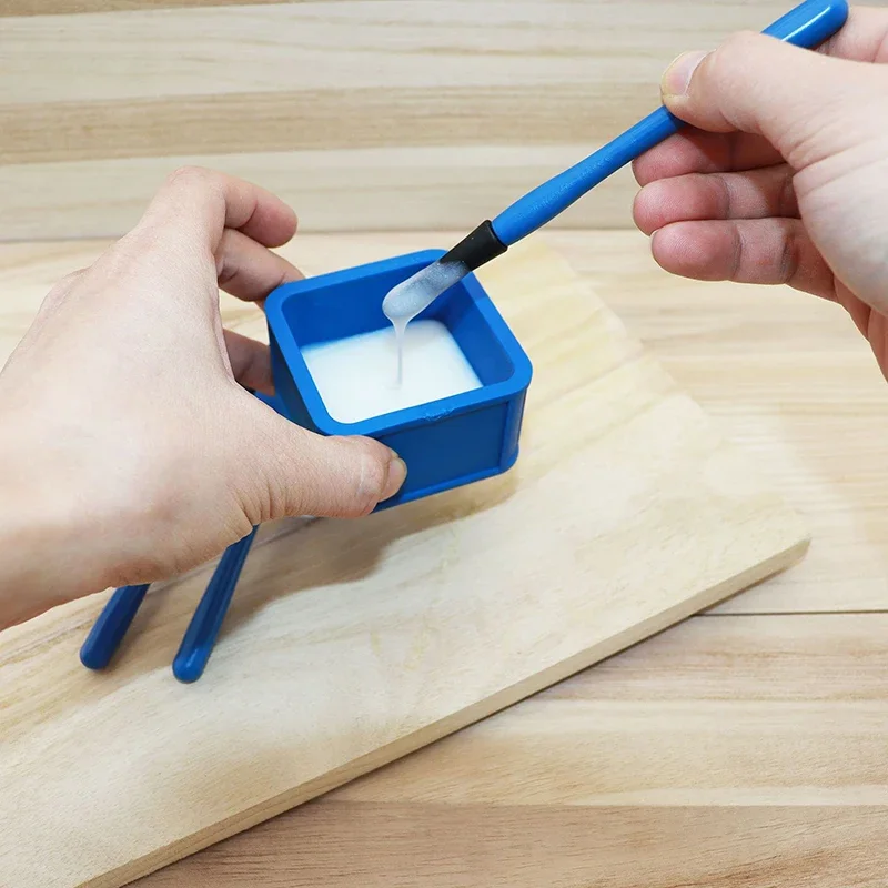 실리콘 접착제 브러시 키트 4개/세트 목공용 접착제 키트 목공용 접착제 어플리케이터 세트 휴대용 DIY 핸드 툴 신뢰할 수 있는