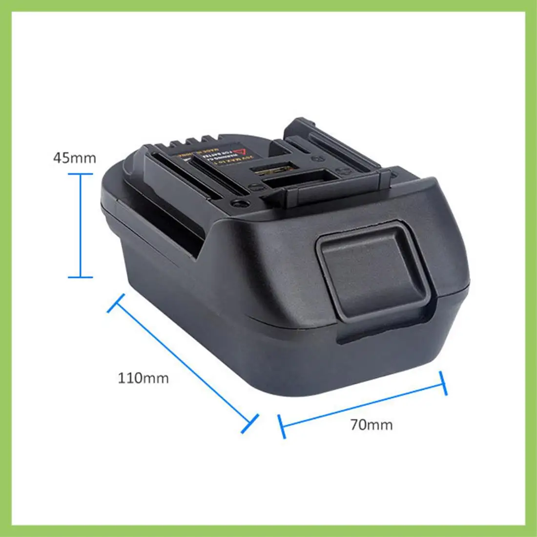 

Адаптер-преобразователь аккумулятора DM18M для Milwaukee M18 для аккумулятора DEWA 20 В, преобразователь в аккумулятор 18 В BL1830 BL1850