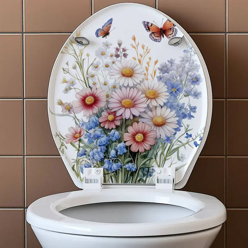 

Flowers & Butterflies Wall Stickers Kitchen Decoration Dining Room Living Room Cabinet Refrigerator Home Decoration S776