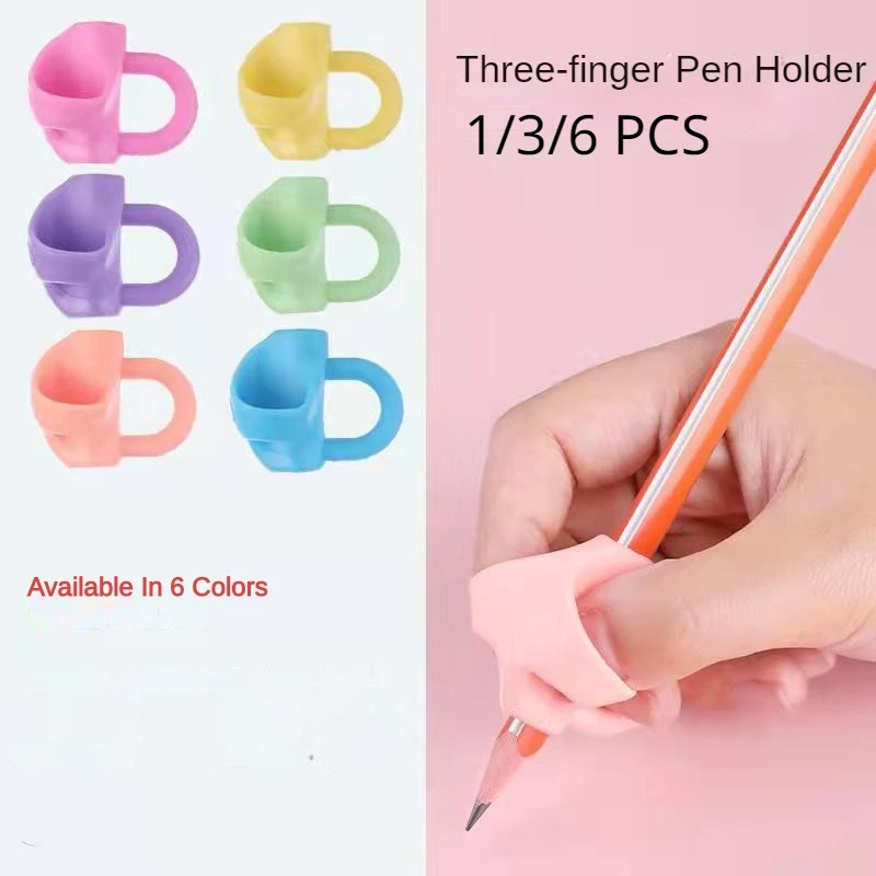 escrevendo lapis titular para criancas silicone pen aid grip material escolar criancas papelaria aprendizagem pratica pc pcs pcs 01