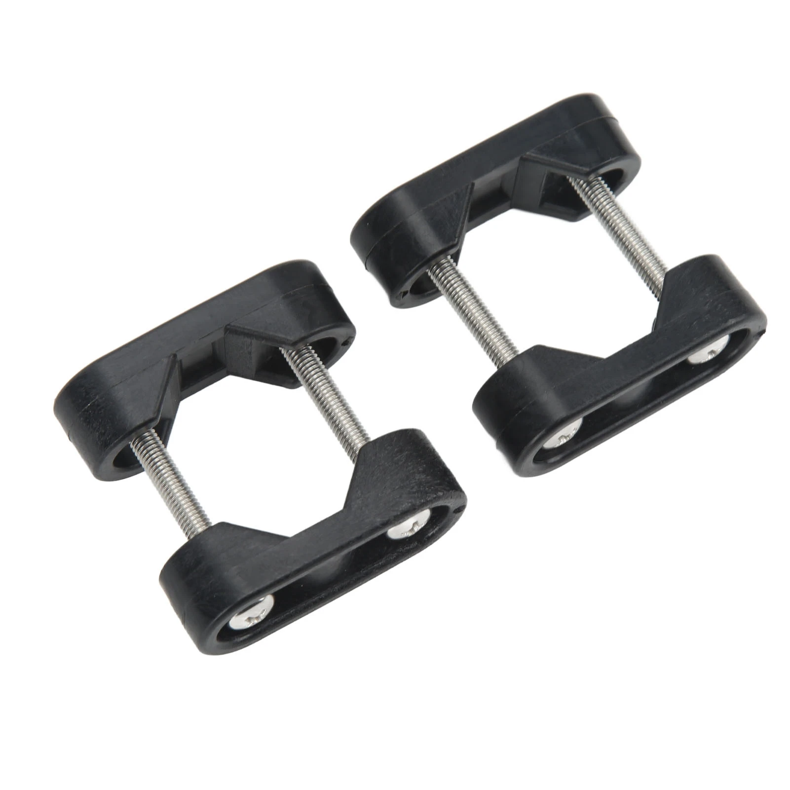 D5 2PCS Marine Nylon Rails Pipe Clamp Corrosion Resistant Smoother Finish Strong Structure Nylon Flagpole Marine Hardware Yacht